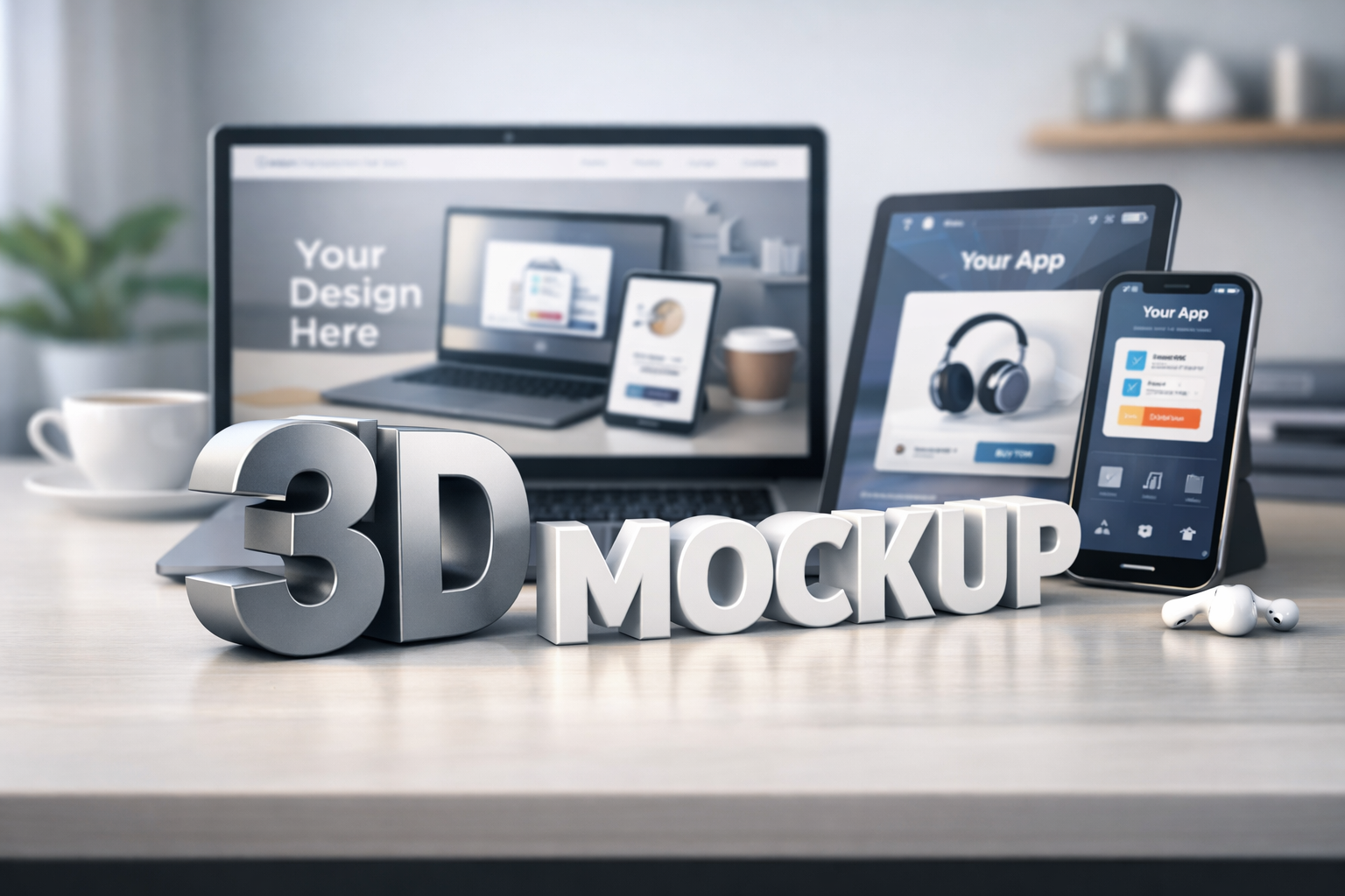 3D Mockup | Adroit